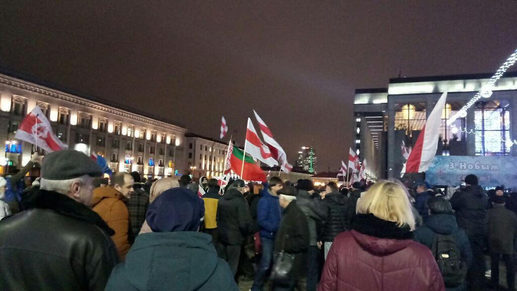 В Минске разгорелись протесты против Путина