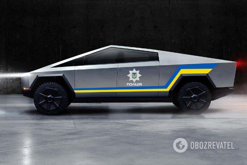 Tesla Cybertruck здається ефективним поліцейським авто