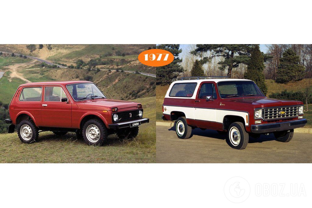 Lada 4x4 vs Chevrolet Blazer