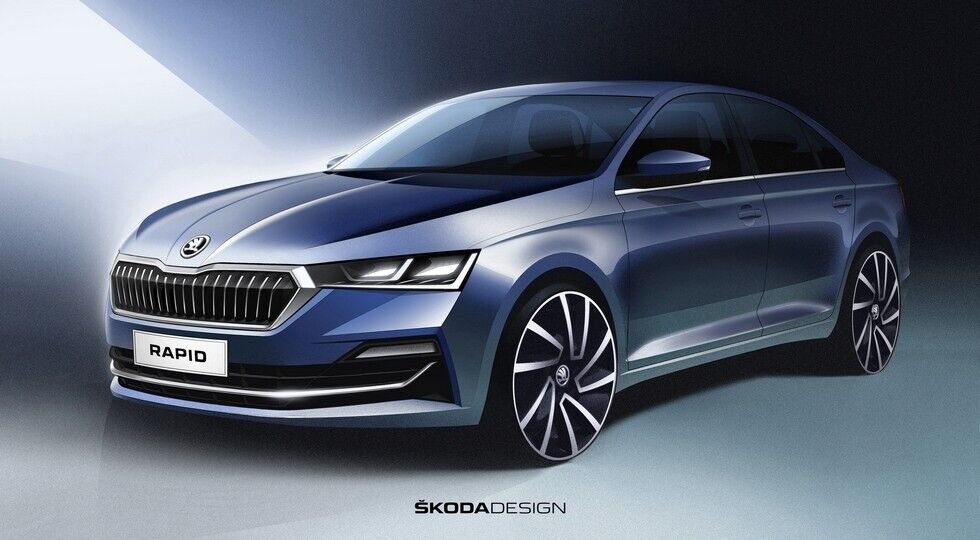 Skoda Rapid 2020 для Китая похожа на новую Шкода Октавия