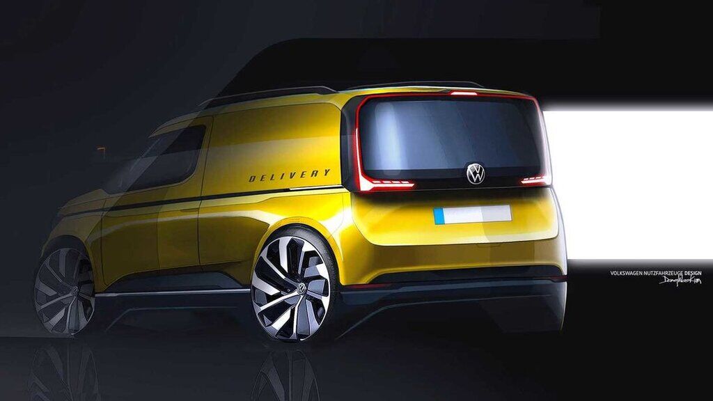 Официальные скетчи VW Caddy 2020