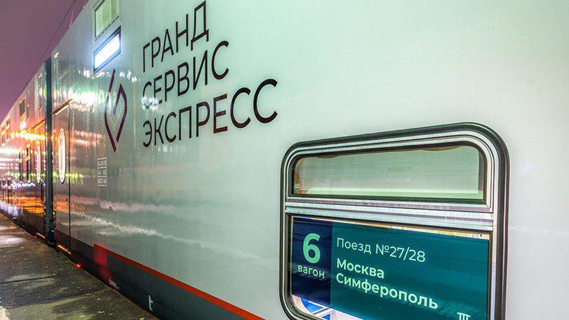 Россия запустила поезд из Москвы в оккупированный Крым