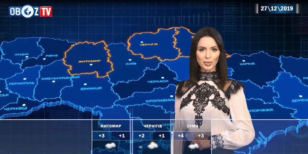 Де в Україні випаде сніг: прогноз погоди на 27 грудня від ObozTV