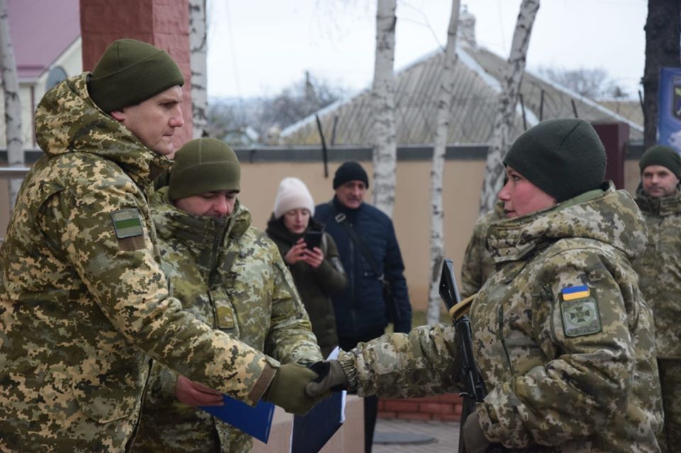 Контрактники Госпогранслужбы приняли присягу