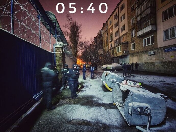 Обмен пленными: что происходит под Лукьяновским СИЗО утром 29 декабря. Фото
