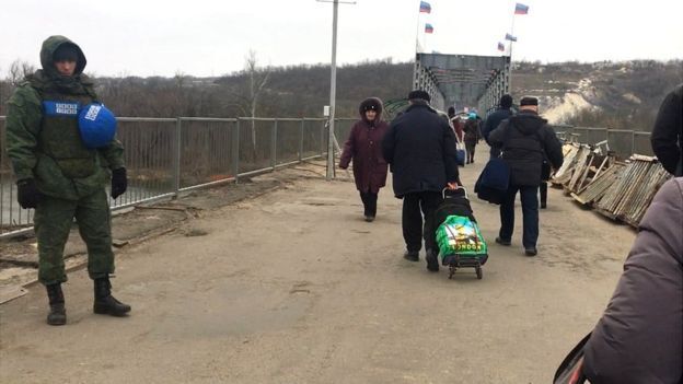 "ЛНР" захватила украинскую часть моста в Станице Луганской