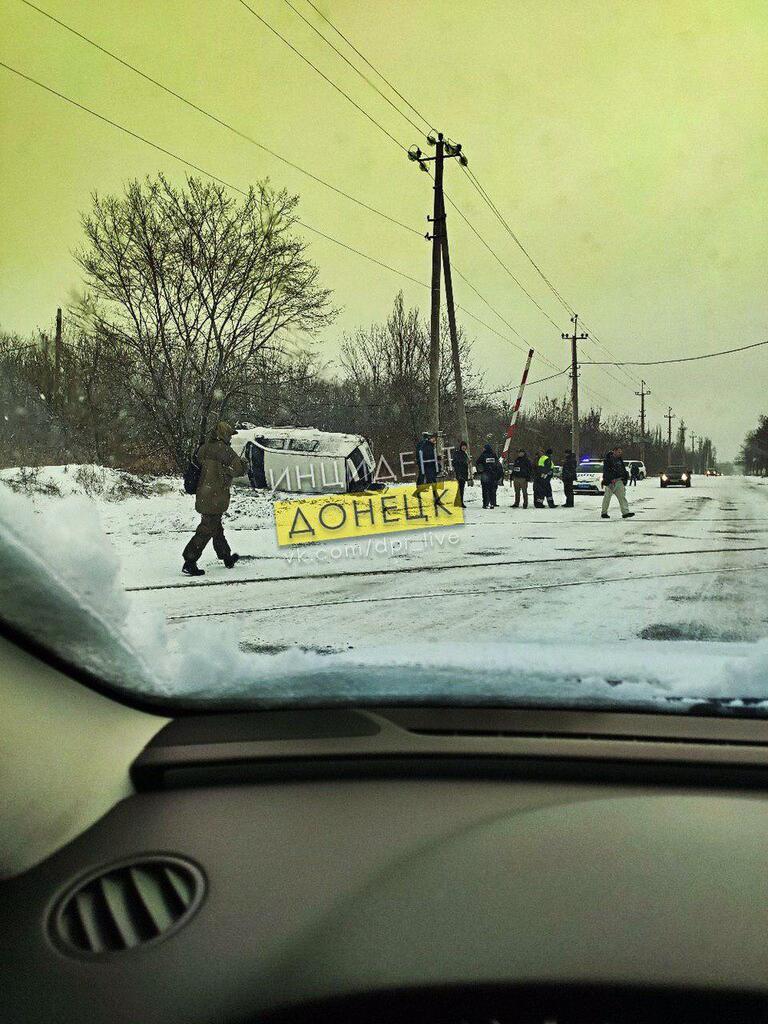 ОБСЕ попала в аварию на Донбассе