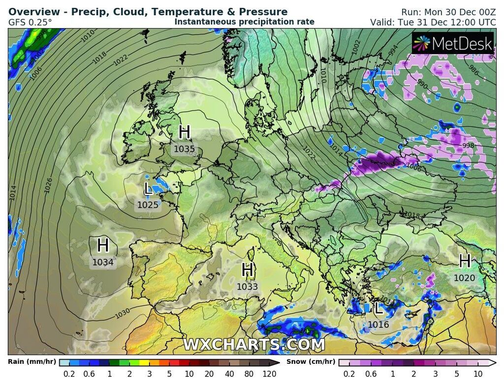 Погода на Новый год: появился свежий прогноз