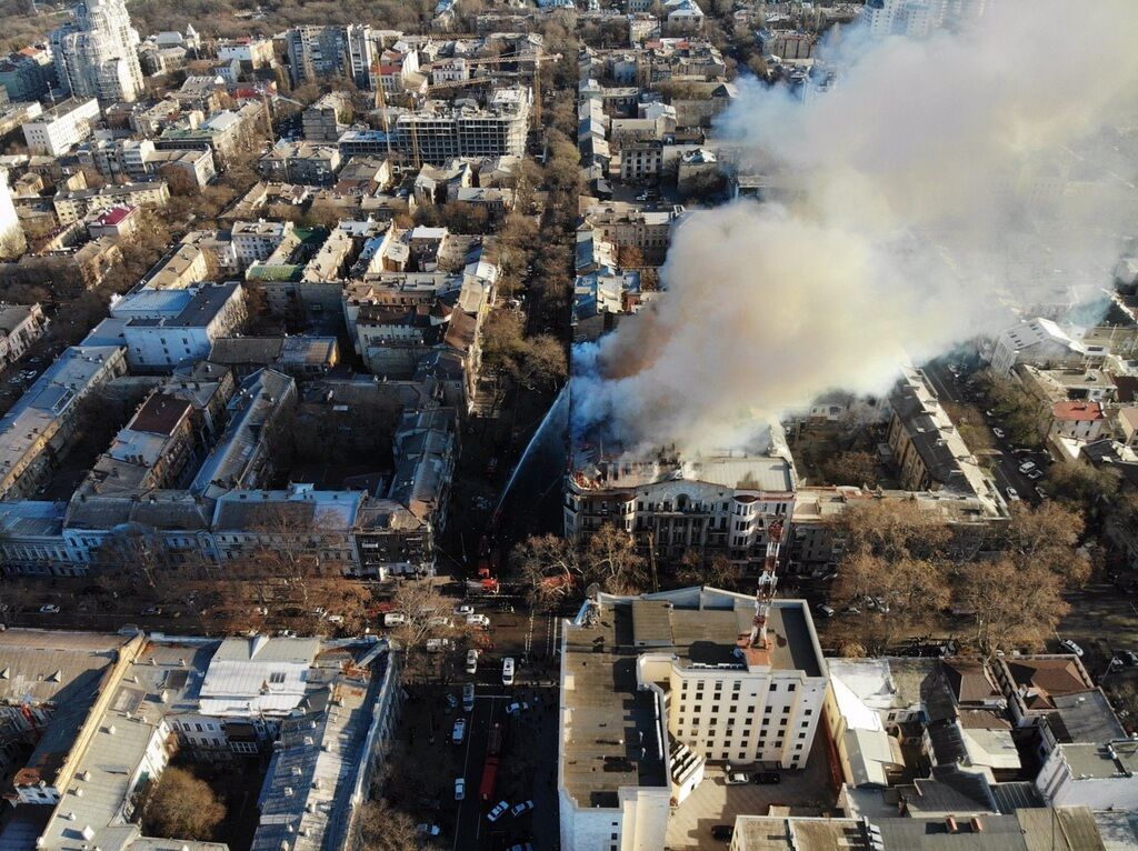 Пожар в колледже Одессы: названа вероятная причина