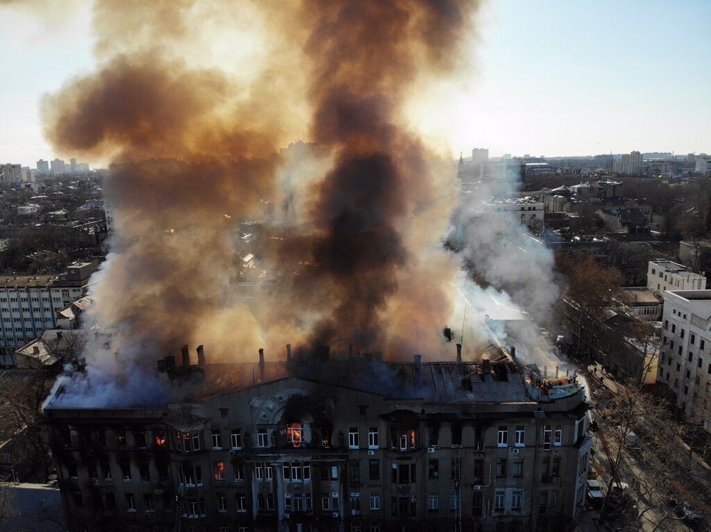 Пожар в одесском колледже: появились новые данные о пострадавших