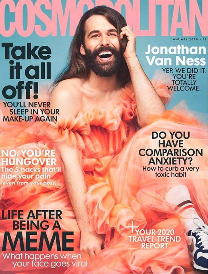Обложка январского (2020 г.) выпуска британской версии Cosmopolitan