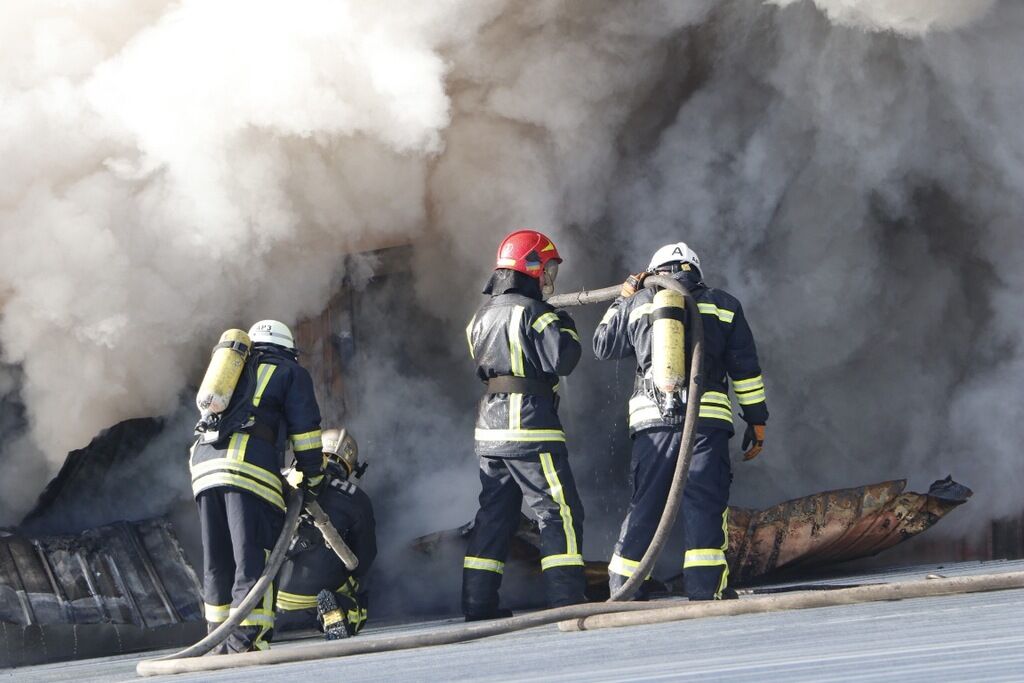 В Святошинском районе Киева, на проспекте Победы, 6 декабря вспыхнул масштабный пожар