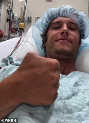 Ейден Адкінс відпиляв палець на руці