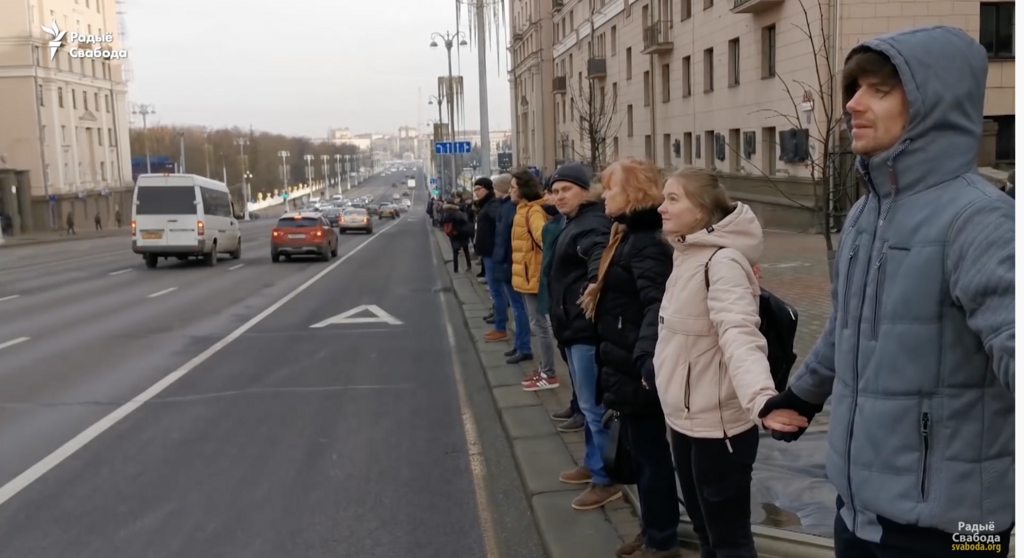 "Антироссийский" митинг в Минске