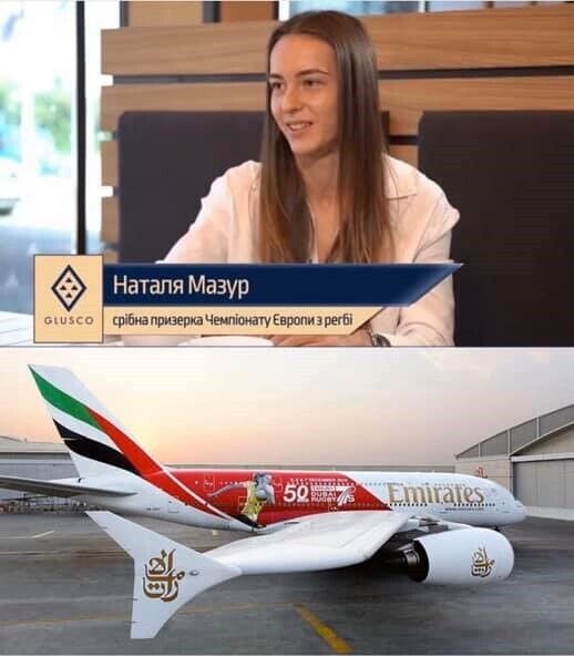 Юрій Голик розповів, чому Fly Emirates вибрало своїм обличчям українську регбістку