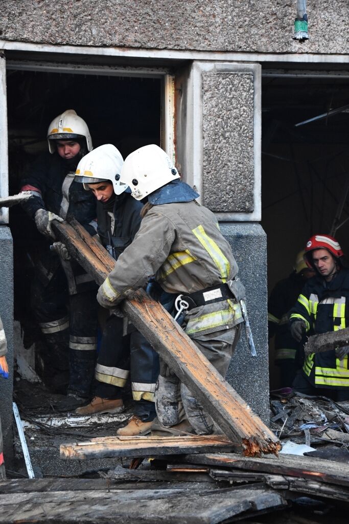 Пожар в Одессе