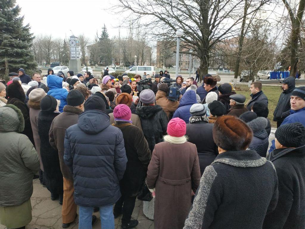 Зустріч Вілкула з жителями в Мангуші