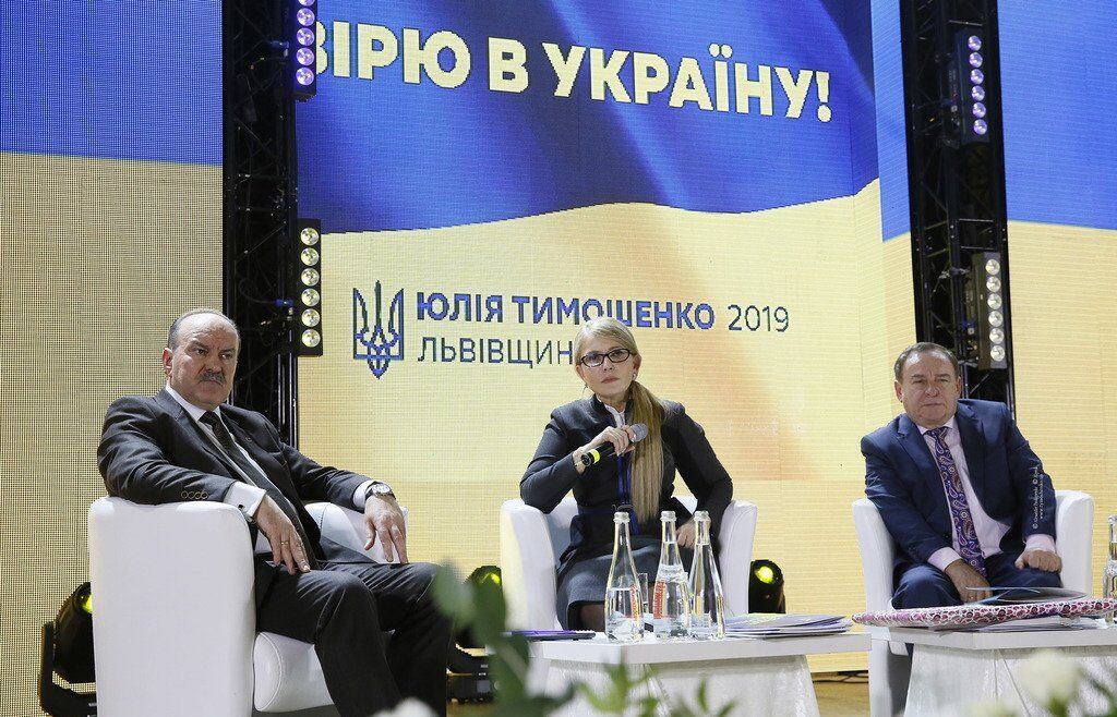 Юлия Тимошенко на встрече с медиками