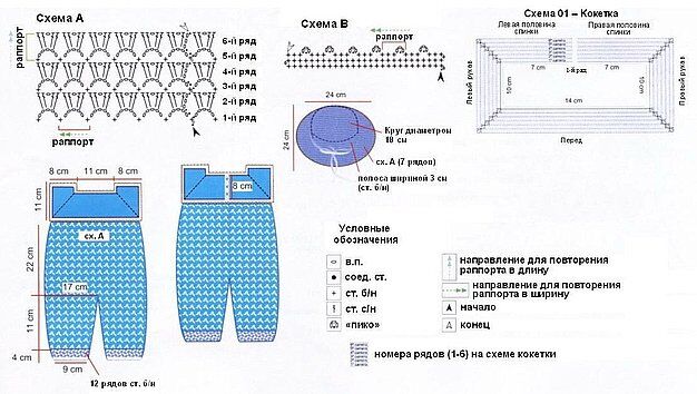Комбинезон и шляпка