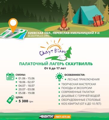 Куда отправить ребенка летом: ТОП 10 лагерей в Киевской области