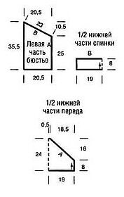 Зеленый топ с узором из листьев