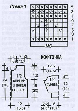 Вязанный костюмчик для крохи