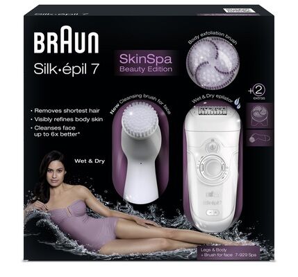 Безупречный уход за телом и лицом с набором Braun Silk-?pil SkinSpa Face & Body Care