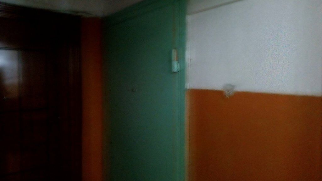 Дверь (зеленая) в квартиру Соньки Сипатой