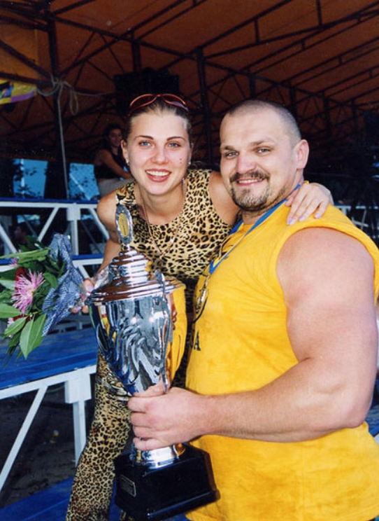 Василий Вирастюк с женой Светланой
