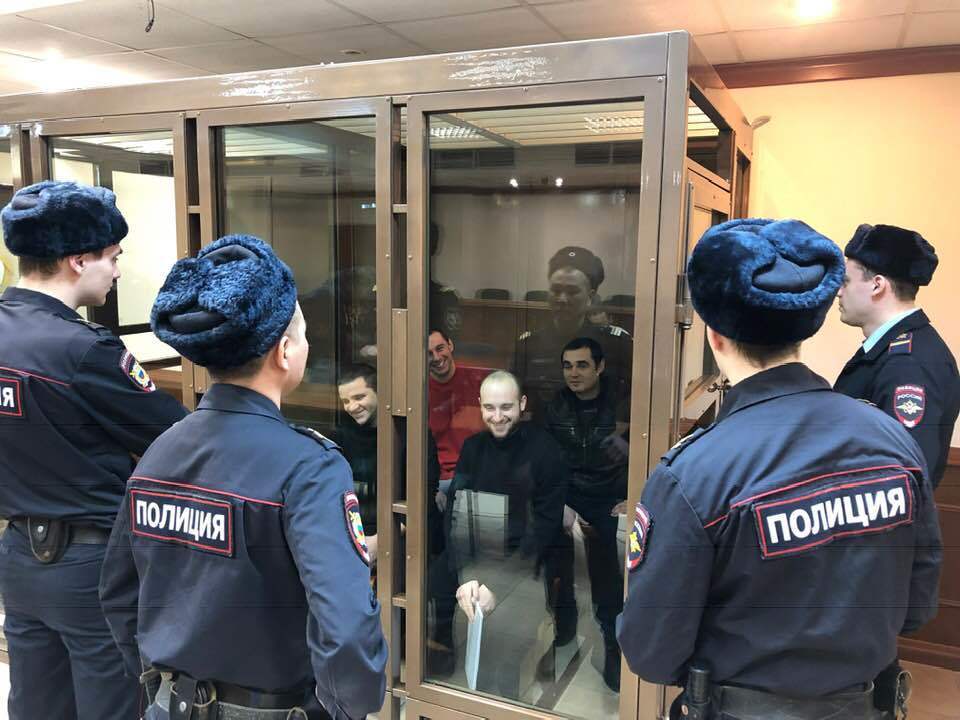 Украинские моряки в суде