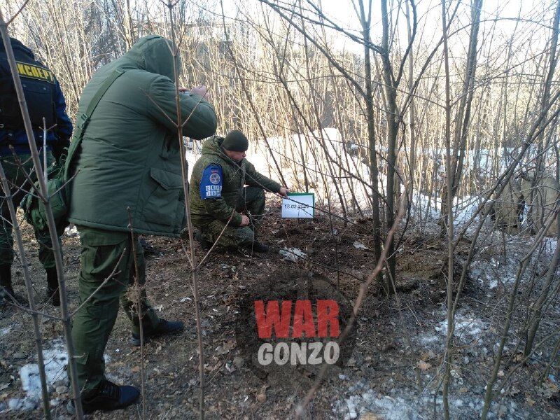 Взрыв в Донецке