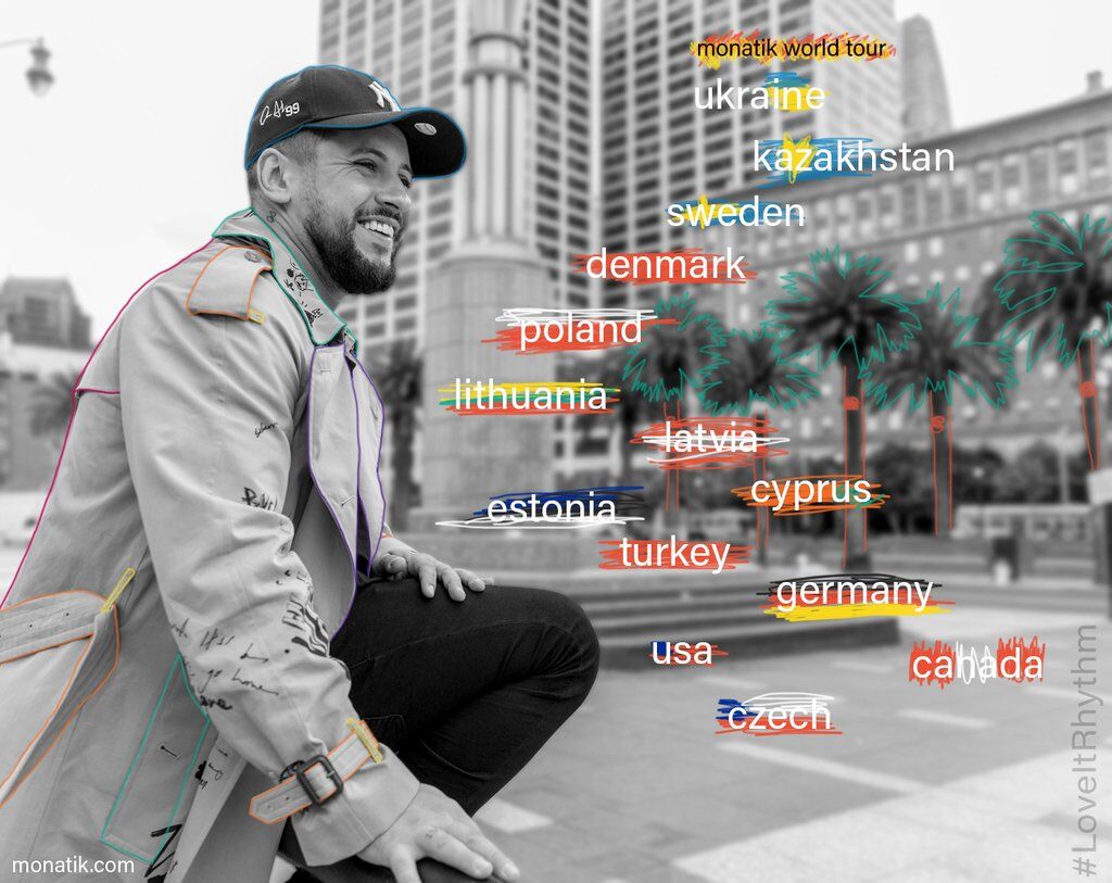 MONATIK задає світовий ритм: артист відвідає з концертами понад 20 країн