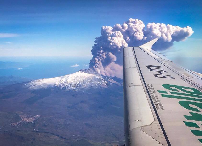 Вулкан Етна в грудні 2018 року