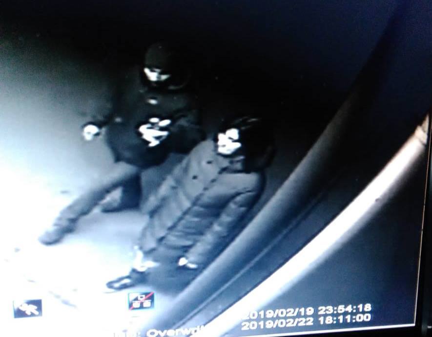 Хулиганы попали на камеры видеонаблюдения