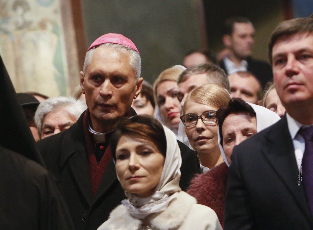 Юлия Тимошенко приняла участие в литургии и чине интронизации Предстоятеля ПЦУ