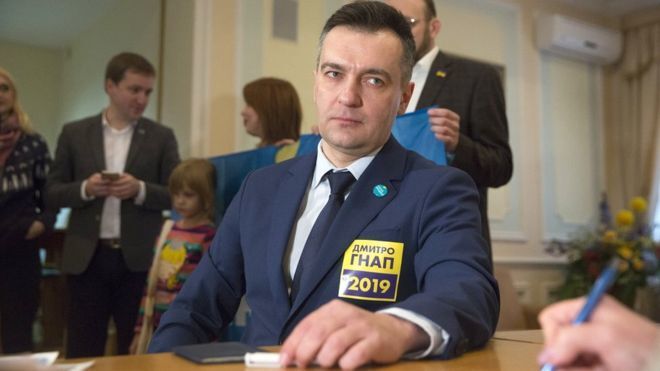Кандидат в президенты Украины Дмитрий Гнап