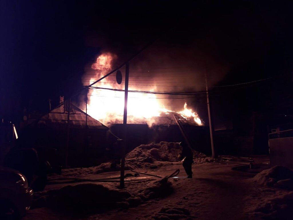 Пожар в доме главы "компартии ДНР"