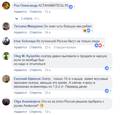 "Он выбрал свободу!" "Сбежавший" в Украину российский осетр вызвал ажиотаж в сети