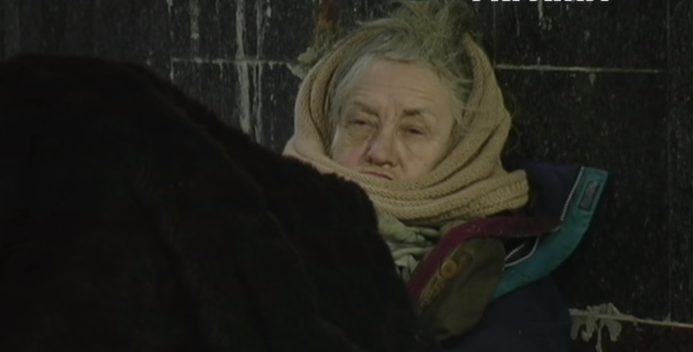 В Киеве нашли 70-летнюю актрису, живущую в переходе