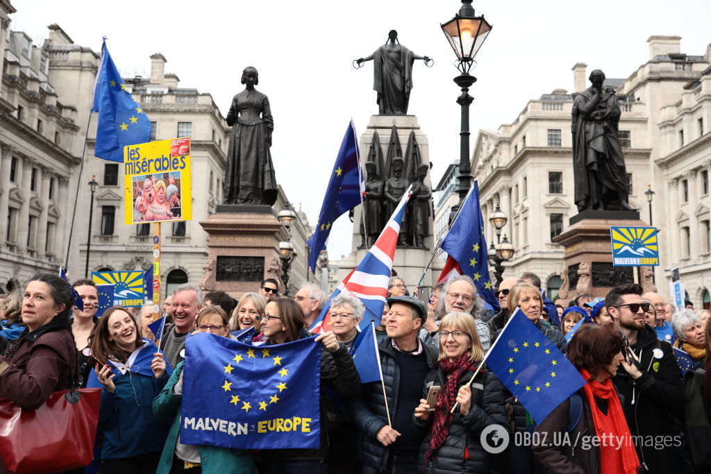 Лондон охватили новые масштабные протесты из-за Brexit: подробности и фото