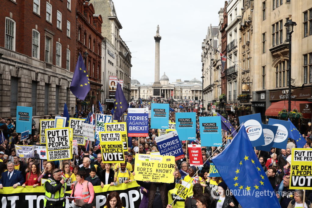 Лондон охопили нові масштабні протести через Brexit: подробиці і фото
