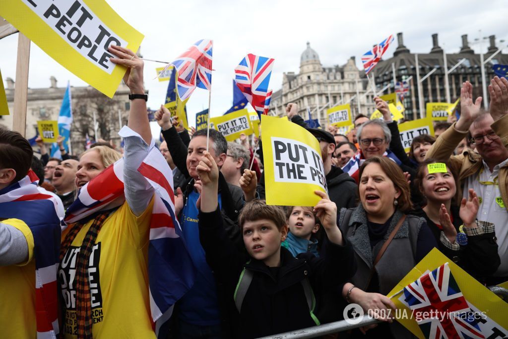 Лондон охватили новые масштабные протесты из-за Brexit: подробности и фото