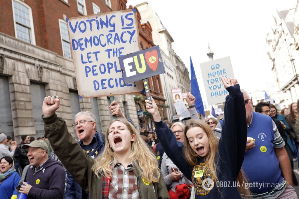 Лондон охопили нові масштабні протести через Brexit: подробиці і фото