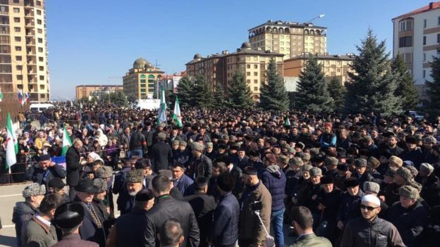 В Ингушетии устроили народное восстание против Чечни: фото и видео
