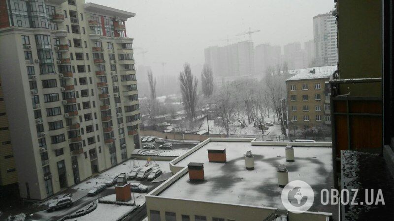 Снег в Киеве, Голосеевский р-н
