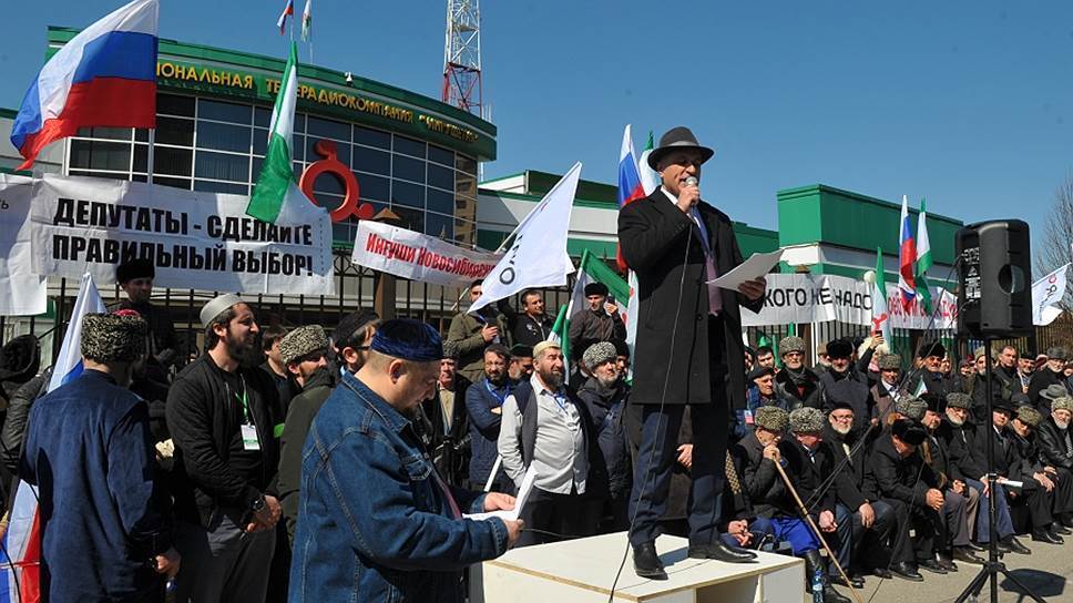 В Інгушетії влаштували народне повстання проти Чечні: фото і відео