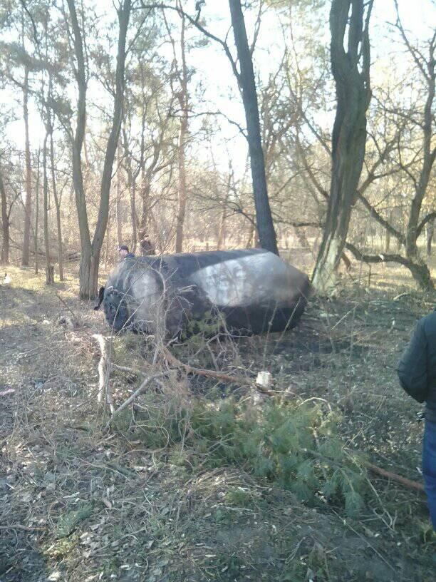 Цистерны разбросало в разные стороны