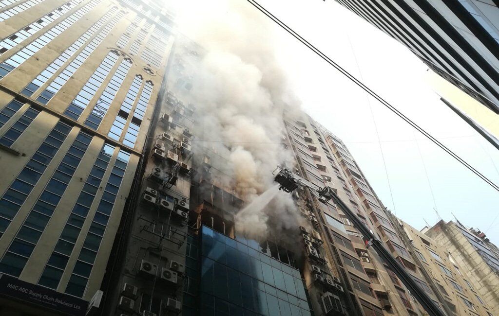 Пожар в Дакке