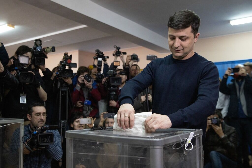 Владимир Зеленский проголосовал на выборах