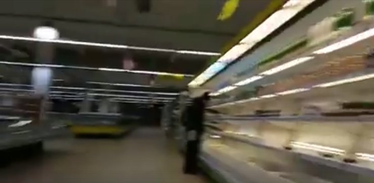 "Мабуть, все?": В "ДНР" забили на сполох через порожні полиці супермаркетів